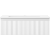 Mexen Rivel dulap baie 70 cm cu lavoar Otis, 1 sertar, cu rifluri, alb mat - 91A20-07023-1-BF01-W18M01