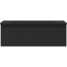 Mexen Rivel dulap baie 70 cm cu lavoar Otis, 1 sertar, riflat, negru mat - 91A20-07023-1-BF71-W18M71