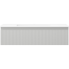 Mexen Rivel dulap baie 90 cm cu lavoar Otis, 1 sertar, striat, gri mat/alb mat - 91A20-09023-1-BF62-W18M01