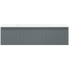 Dulap de baie Mexen Rivel 90 cm cu lavoar Otis, 1 sertar, canelat, grafit mat/alb mat - 91A20-09023-1-BF66-W18M01