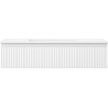 Mexen Rivel dulap baie 100 cm cu chiuvetă Otis, 1 sertar, canelat, alb mat - 91A20-10023-1-BF01-W18M01