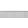 Dulap de baie Mexen Rivel 100 cm cu lavoar Otis, 1 sertar, canelat, gri mat/alb mat - 91A20-10023-1-BF62-W18M01