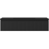 Mexen Rivel dulap baie 100 cm cu chiuvetă Otis, 1 sertar, canelat, negru mat - 91A20-10023-1-BF71-W18M71
