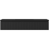 Mexen Rivel dulap baie 120 cm cu lavoar Otis, 1 sertar, cu riflaj, negru mat - 91A20-12023-1-BF71-W18M71