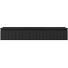 Mexen Rivel dulap baie 140 cm cu lavoar Otis, 1 sertar, riflat, negru mat - 91A20-14023-1-BF71-W18M71