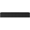 Mexen Rivel dulap baie 160 cm cu chiuvetă Otis, 1 sertar, canelat, negru mat - 91A20-16023-1-BF71-W18M71