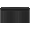 Mexen Rivel dulap baie 50 cm cu chiuvetă Vela, 1 sertar, canelat, negru mat - 91A20-05023-1-BF71-W23M71
