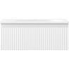 Mexen Rivel dulap baie 60 cm cu lavoar Vela, 1 sertar, canelat, alb mat - 91A20-06023-1-BF01-W23M01