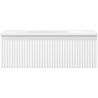 Mexen Rivel dulap baie 70 cm cu lavoar Vela, 1 sertar, canelat, alb mat - 91A20-07023-1-BF01-W23M01