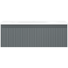 Mexen Rivel dulap baie 70 cm cu chiuvetă Vela, 1 sertar, canelat, grafit mat/alb mat - 91A20-07023-1-BF66-W23M01