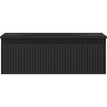Mexen Rivel dulap baie 70 cm cu lavoar Vela, 1 sertar, riflat, negru mat - 91A20-07023-1-BF71-W23M71