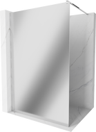 Mexen Kioto Walk-in zuhanyfal 140 x 200 cm, tükör 8 mm, króm - 800-140-101-01-50