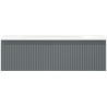 Mexen Rivel dulap baie 80 cm cu chiuvetă Vela, 1 sertar, canelată, grafit mat/alb mat - 91A20-08023-1-BF66-W23M01