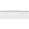 Mexen Rivel dulap baie 90 cm cu lavoar Vela, 1 sertar, canelat, alb mat - 91A20-09023-1-BF01-W23M01