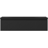 Mexen Rivel dulap baie 90 cm cu lavoar Vela, 1 sertar, canelat, negru mat - 91A20-09023-1-BF71-W23M71