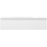 Mexen Rivel dulap baie 100 cm cu lavoar Vela, 1 sertar, fațetat, alb mat - 91A20-10023-1-BF01-W23M01