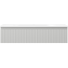 Mexen Rivel dulap baie 100 cm cu lavoar Vela, 1 sertar, canelat, gri mat/alb mat - 91A20-10023-1-BF62-W23M01