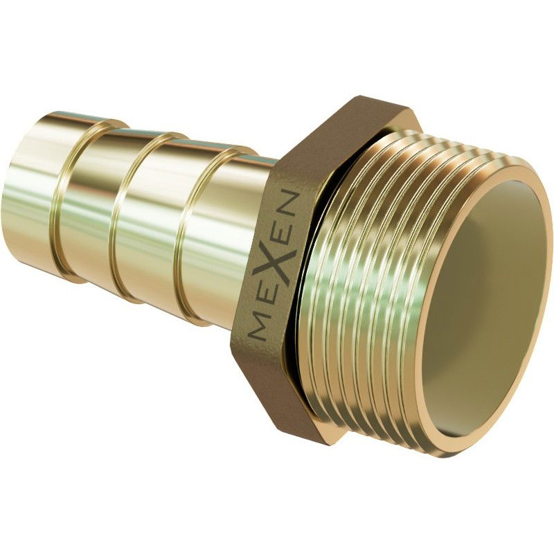 Mexen BRASS sárgaréz tömlőcsatlakozó 1/2 GZ x 20 mm - W97421-1220