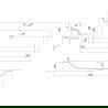 Mexen Rivel dulap baie 120 cm cu chiuvetă Vela, 1 sertar, canelat, alb mat - 91A20-12023-1-BF01-W23M01