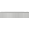 Mexen Rivel dulap baie 120 cm cu lavoar Vela, 1 sertar, canelat, gri mat/alb mat - 91A20-12023-1-BF62-W23M01