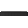 Mexen Rivel dulap baie 160 cm cu lavoar Vela, 1 sertar, cu caneluri, negru mat - 91A20-16023-1-BF71-W23M71