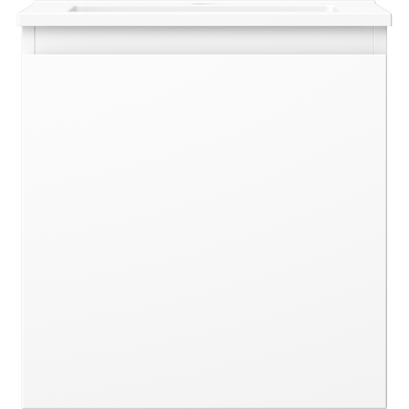 Mexen Orio 45 cm-es fürdőszobai szekrény Otis mosdóval, 1 fiók, fehér matt - 91A10-04547-1-BF01-W18M01