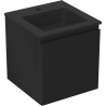 Mexen Orio dulap baie 45 cm cu chiuvetă Otis, 1 sertar, negru mat - 91A10-04547-1-BF71-W18M71