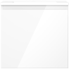 Dulap de baie Mexen Orio 50 cm cu lavoar Otis, 1 sertar, alb lucios - 91A10-05047-1-BF00-W18M00