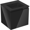 Mexen Orio dulap baie 50 cm cu lavoar Otis, 1 sertar, negru lucios/negru mat - 91A10-05047-1-BF70-W18M71