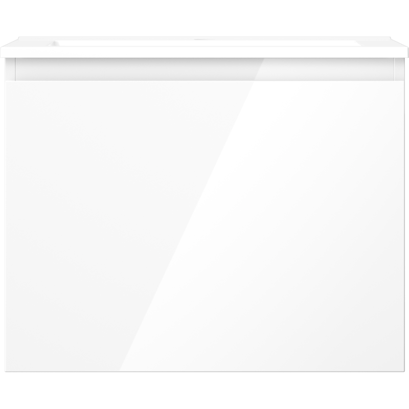 Mexen Orio dulap baie 60 cm cu chiuvetă Otis, 1 sertar, alb lucios - 91A10-06047-1-BF00-W18M00