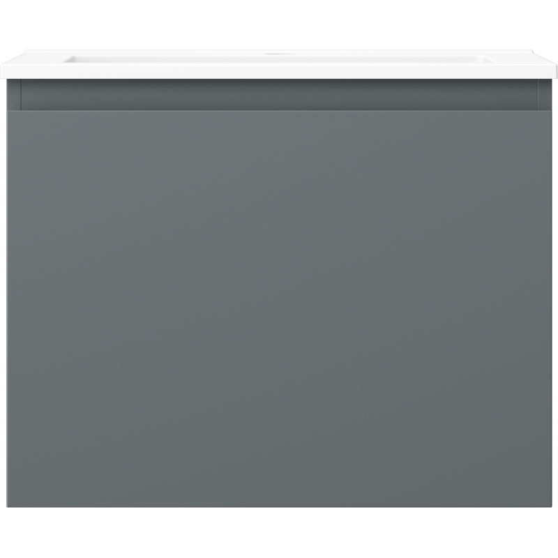 Mexen Orio dulap baie 60 cm cu lavoar Otis, 1 sertar, grafit mat/alb mat - 91A10-06047-1-BF66-W18M01