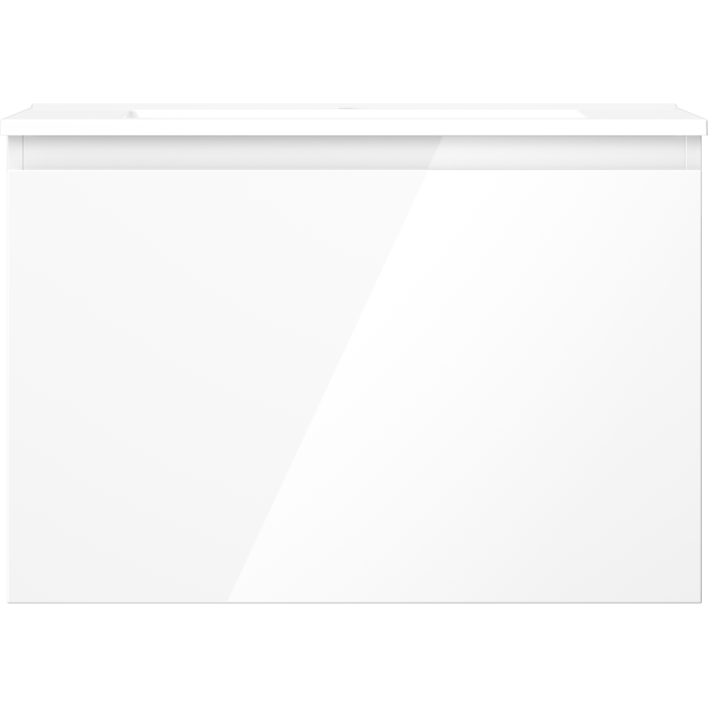 Mexen Orio dulap baie 70 cm cu chiuvetă Otis, 1 sertar, alb lucios - 91A10-07047-1-BF00-W18M00