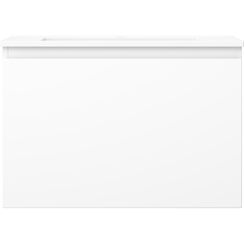 Mexen Orio 70 cm-es fürdőszobai szekrény Otis mosdóval, 1 fiók, fehér matt - 91A10-07047-1-BF01-W18M01