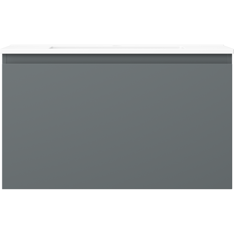 Mexen Orio dulap baie 80 cm cu chiuvetă Otis, 1 sertar, grafit mat/alb mat - 91A10-08047-1-BF66-W18M01