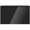 Mexen Orio dulap baie 80 cm cu lavoar Otis, 1 sertar, negru lucios/negru mat - 91A10-08047-1-BF70-W18M71