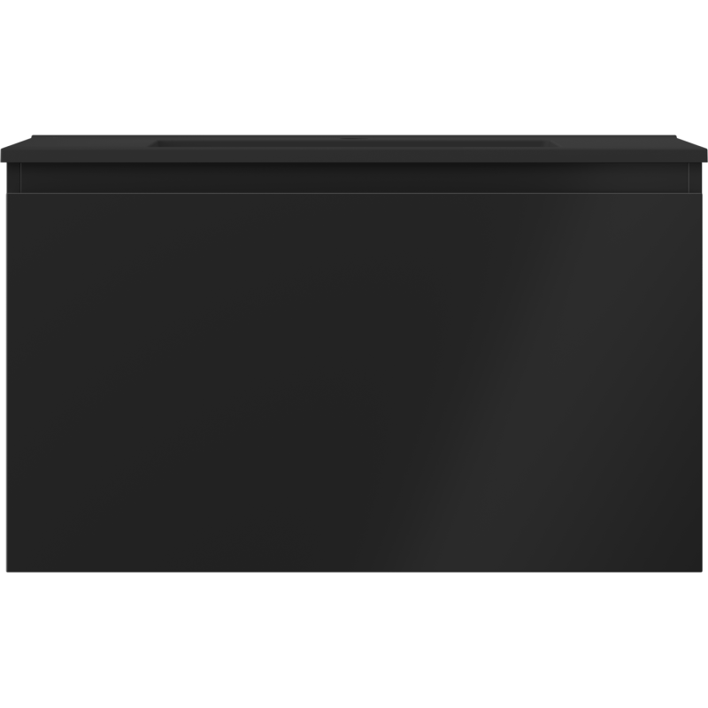 Mexen Orio dulap baie 80 cm cu lavoar Otis, 1 sertar, negru mat - 91A10-08047-1-BF71-W18M71