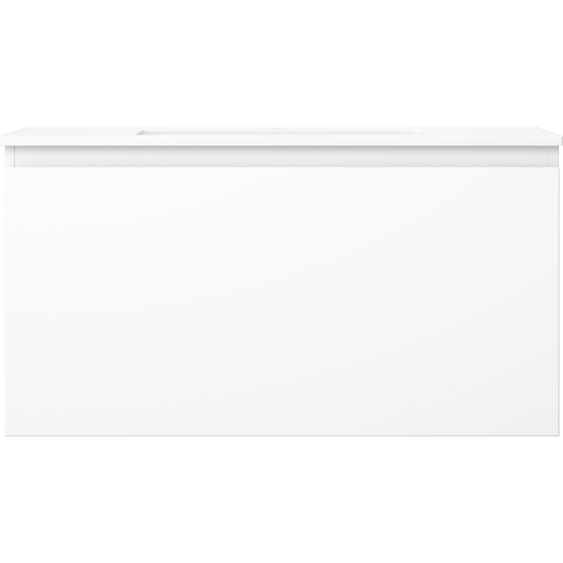 Mexen Orio dulap baie 90 cm cu lavoar Otis, 1 sertar, alb mat - 91A10-09047-1-BF01-W18M01