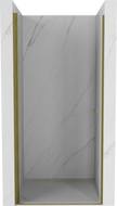 Mexen Pretoria ușa de duș cu balamale 70 cm, transparent, Aurie - 852-070-000-50-00