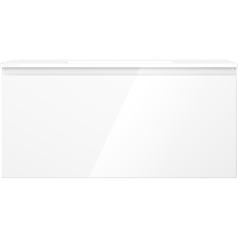 Mexen Orio dulap baie 100 cm cu chiuvetă Otis, 1 sertar, alb lucios - 91A10-10047-1-BF00-W18M00