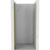 Mexen Pretoria uși de duș batante 90 cm, transparent, aurii - 852-090-000-50-00