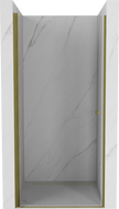 Mexen Pretoria uși de duș batante 90 cm, transparent, aurii - 852-090-000-50-00