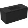Mexen Orio dulap baie 100 cm cu lavoar Otis, 1 sertar, negru mat - 91A10-10047-1-BF71-W18M71