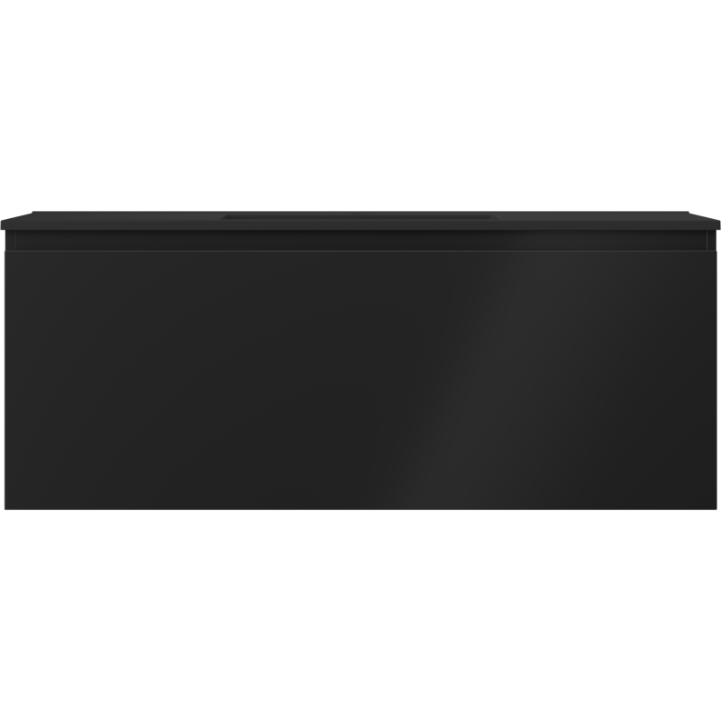 Mexen Orio dulap baie 120 cm cu lavoar Otis, 1 sertar, negru mat - 91A10-12047-1-BF71-W18M71