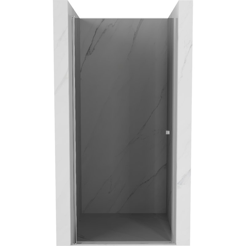 Mexen Pretoria ușă de duș batantă 70 cm, grafit, crom - 852-070-000-01-40
