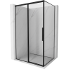 Mexen Rox cabină de duș glisantă stânga 150 x 90 cm, ramă neagră, negru - 8C2-150-090-70-70-L
