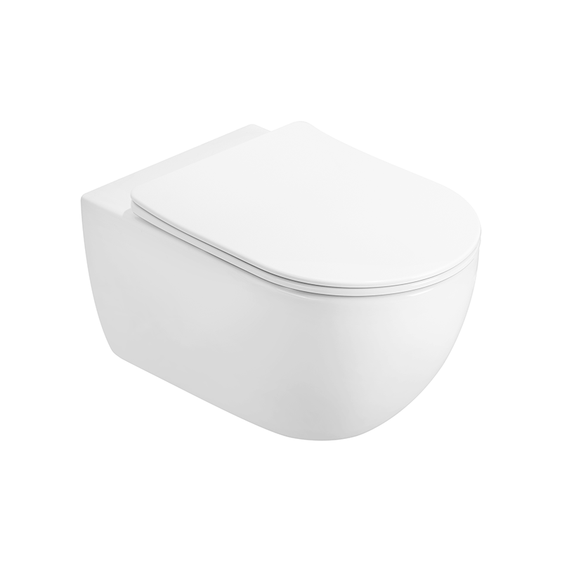 Mexen Carmen WC rimless Tornado cu capac slim cu închidere lentă, duroplast, alb lucios - 3088L4000T