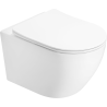Mexen Lena vas wc Rimless Tornado cu capac slim cu coborâre lentă, duroplast, alb lucios - 3022L4000T
