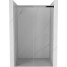 Mexen Omega 110 cm-es tolóajtós zuhanyajtó, átlátszó, króm - 825-110-000-01-00