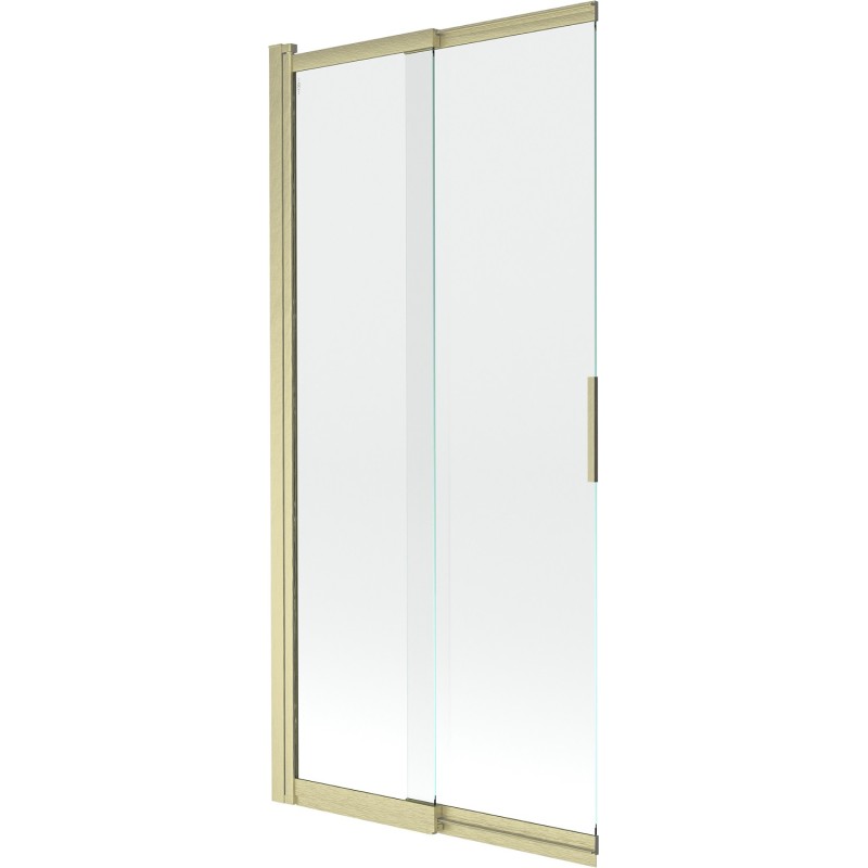 Mexen Fox 2 szárnyú toló zuhanyfal 85 x 150 cm, átlátszó, arany csiszolt - 891-085-002-55-00