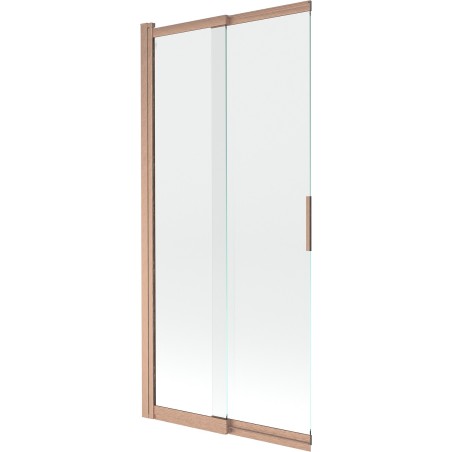 Mexen Fox paravan de duș cu 2 panouri glisante 85 x 150 cm, transparent, cupru periat - 891-085-002-65-00